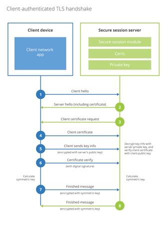 Figure 2. How mutual TLS works [3]
